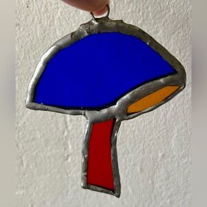 Mushroom Stained Glass Window Decor Sun Catchers Unique Trippy Psychedelic

.